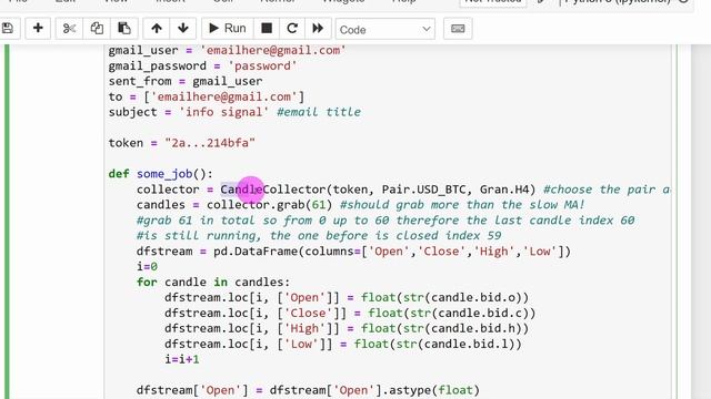 Live Cryptocurrency Trading Indicator Automated In Python смотреть онлайн