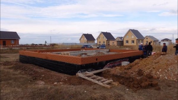 Как строится дом. Da das Haus gebaut. Строительство коттеджа в 30 секундах.