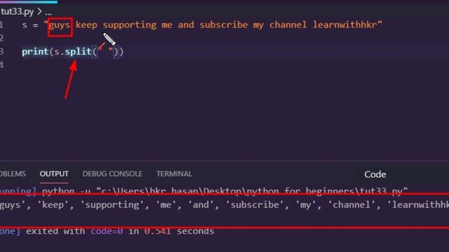 Join and Split Function Tutorial In Python | Python For Absolute Beginner In Hindi#33 смотреть онлайн