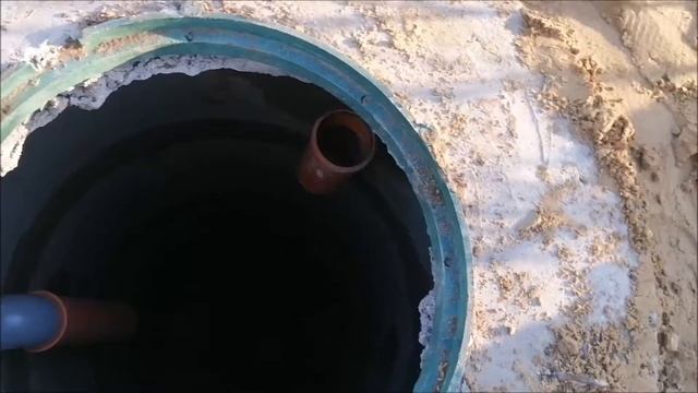 Септик из шести бетонных колец смотреть онлайн
