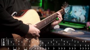 SUMERU TAVERN - Genshin Impact | Fingerstyle Guitar TAB