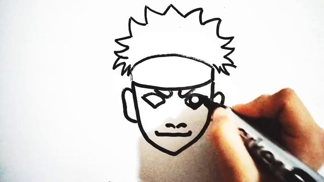 Как нарисовать Наруто. How to draw Naruto. Нарутоның суретін салу. смотреть онлайн