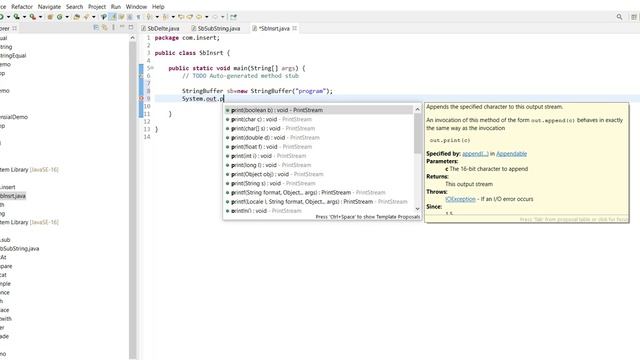 Core Java 58) How to Insert String Buffer in Java | Java Tutorials | AndroIndian смотреть онлайн