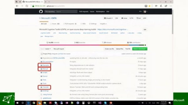 Microsoft Cognitive Toolkit (CNTK) for Deep Learning