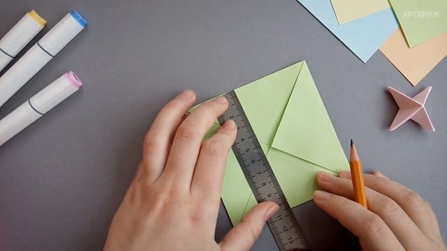 Оригами Амонг Ас | Как сделать коробочку из бумаги с персонажами игры | Among Us Origami DIY смотреть онлайн