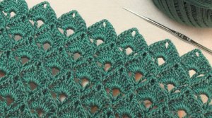 Вязание крючком: Рельефный и простой УЗОР КРЮЧКОМ,  так вяжут турчанки