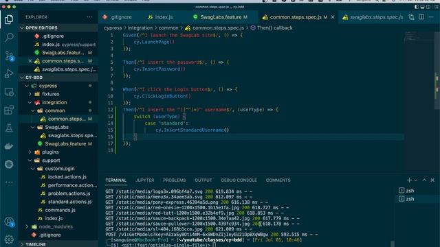 Class 12: Cypress BDD: Reusing Steps. смотреть онлайн