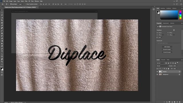 How to Create a Displacement Map in Photoshop смотреть онлайн