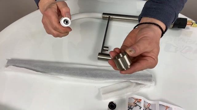 Замена силиконового шланга к смесителю KANTO  BN 4994298 от OMOIKIRI