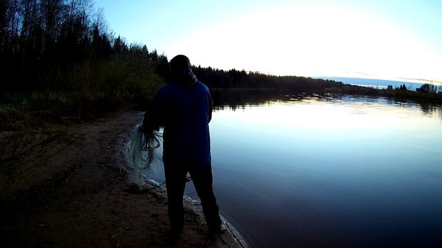 Кастинговая сеть 6м самый простой заброс