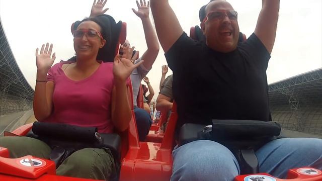 Formula Rossa POV - World's Fastest Roller Coaster Ferrari World Abu Dhabi UAE Onride смотреть онлайн