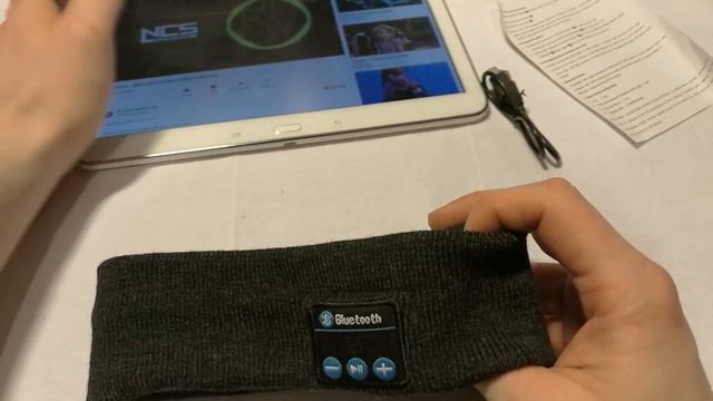 Bluetooth stereo headband Earphone Test