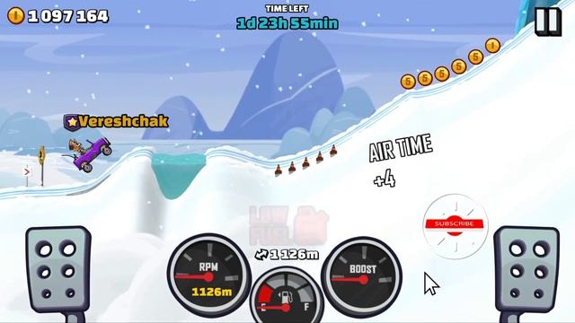 Hill Climb Racing 2 - 44319 points in PANIK Team Event смотреть онлайн