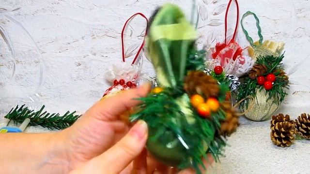 6 идей Новогодних поделок и подарков своими руками. Новогодний декор DIY