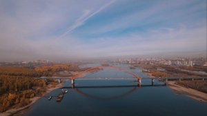 Новосибирск с высоты птичьего полёта. Аэросъёмка Новосибирск Съёмка с квадрокоптера.