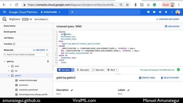 GDELT - World Events at Your Finger Tips and for Free with Google's BigQuery! смотреть онлайн