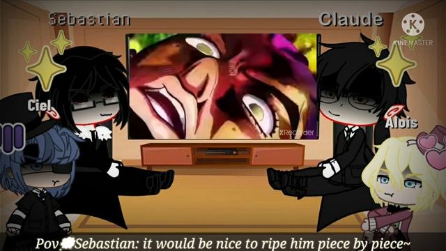Black butler reacts to Yoshikage kira~ #anime, #jojo's bizarre adventure #reacts (read description) смотреть онлайн