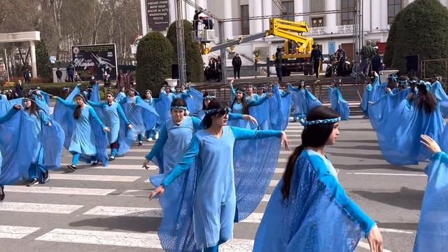 Навруз 2022 в Душанбе - столице Таджикистана. Навруз Муборак!