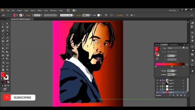 It's Simple !!!! | Not using Pen Tablet | ADOBE ILLUSTRATION | TWO CREATION | BEGINNING смотреть онлайн