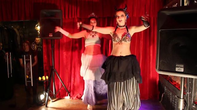 Алена Гордина и Мария Джакупова - Tribal Dance Theater - tribal fusion @ Dark Fusions Halloween 201 смотреть онлайн