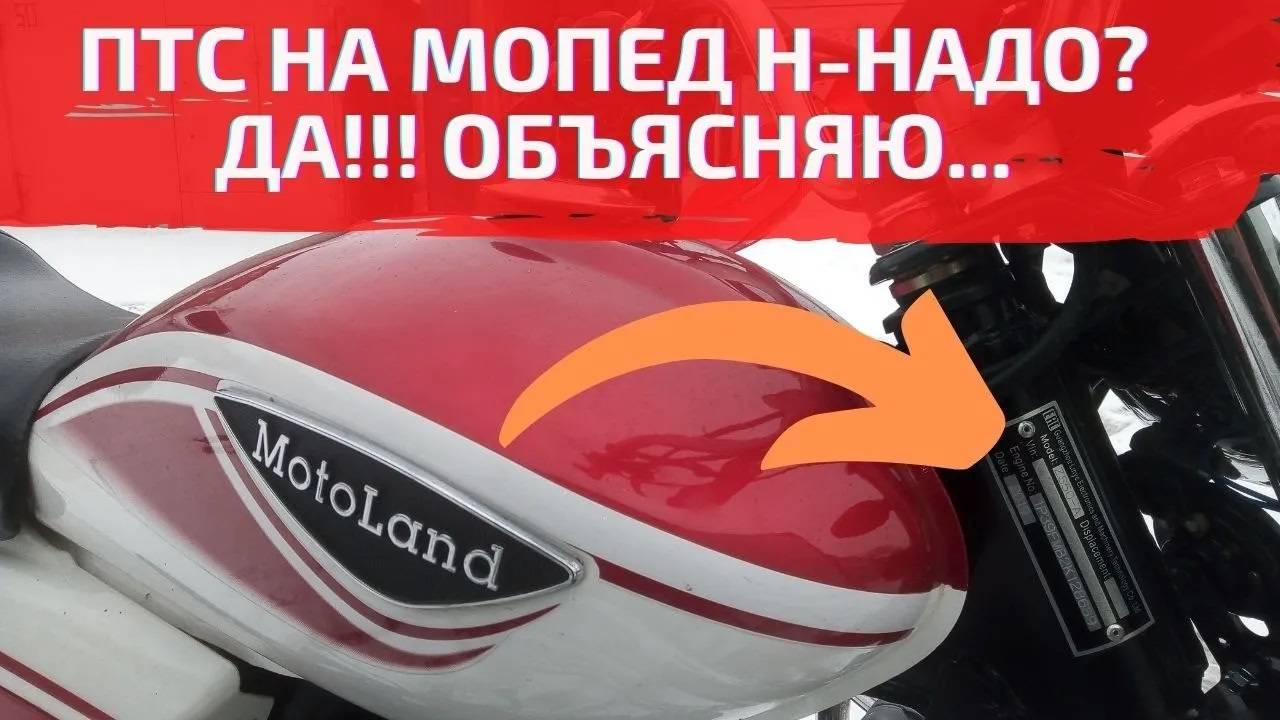 ПТС на мопед Альфа. В каких случаях обязателен смотреть онлайн