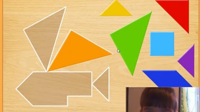 Из геометрических фируг собираем картинки, From geometric Pirog collect pictures.mp4