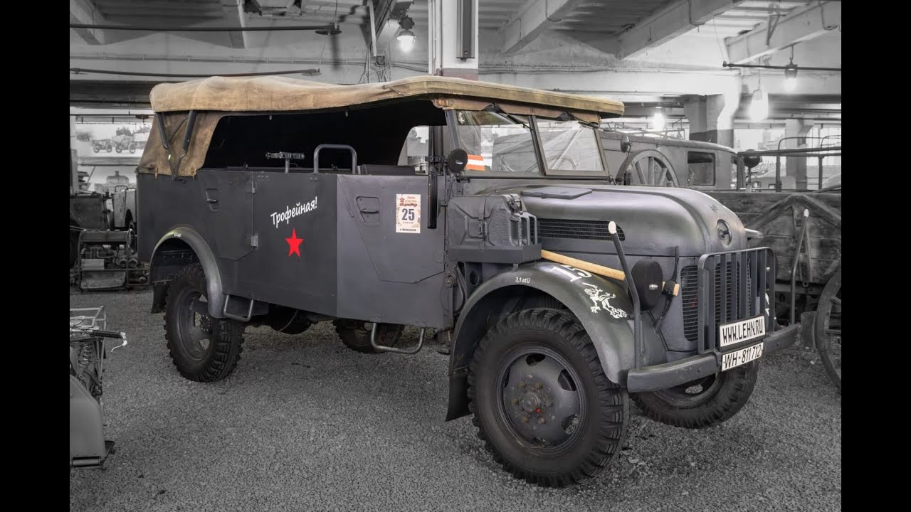 Динамический показ немецкого тяжёлого армейского внедорожника Steyr 1500 A_01