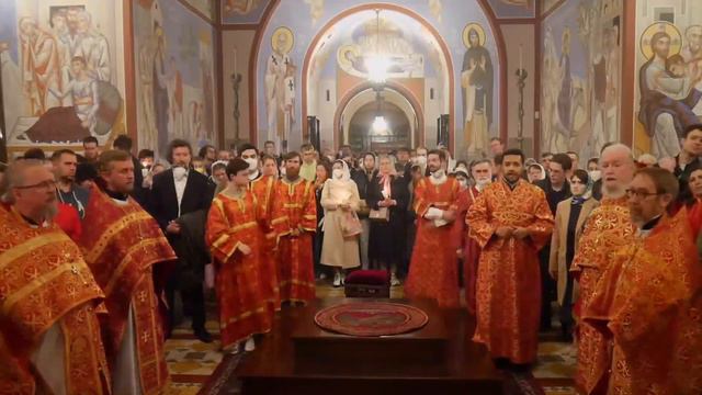 23.04.2022 Полунощница. Пасхальная заутреня и Литургия. ПАСХА смотреть онлайн