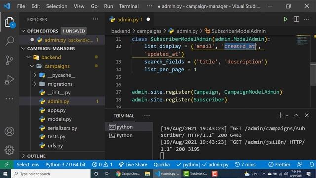 Customize Django Admin and Setup Swagger Documentation. Full-stack React and Django Project. #3 смотреть онлайн
