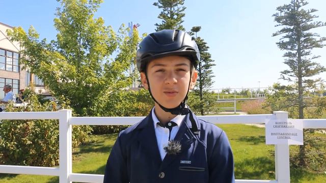 Никита Погоня - победитель маршрута 105 см Чемпионата Московской области смотреть онлайн