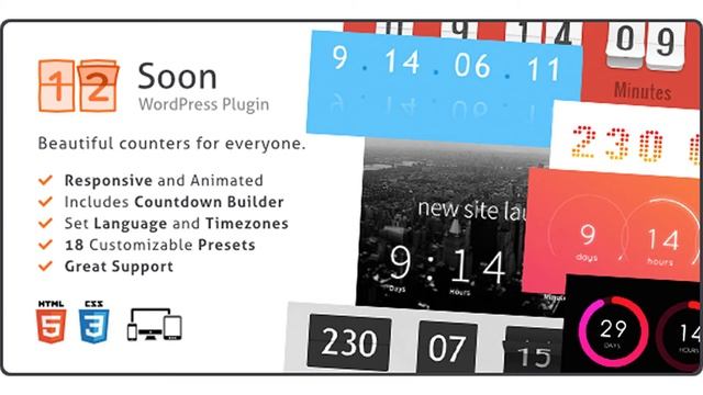 Soon Countdown Builder, Responsive WordPress Plugin | Codecanyon Scripts and Snippets смотреть онлайн