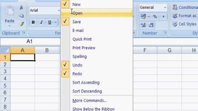 Using The Quick Access Toolbar - Free Excel training смотреть онлайн