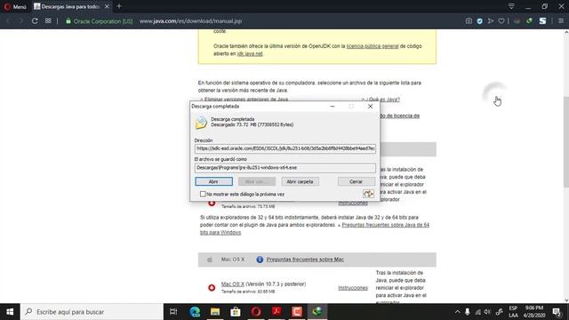 Como descargar e instalar Java para Windows 10/8.1/8/7 [64 o 32 Bits] 2020 смотреть онлайн