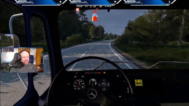 ETS2 1.46 - Promods 2.64, Riga (Latvia) to Talinn (Estonia) Mercedes NG1632/1633 Kommentar : deutsc смотреть онлайн