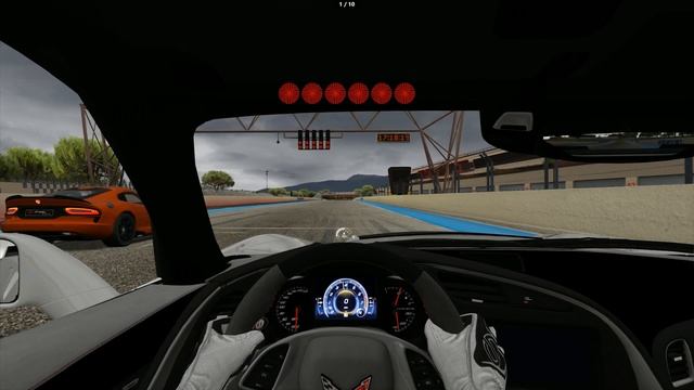 Chevrolet Corvette C7 Z06 vs SRT Viper TA at Paul Ricard / Assetto Corsa смотреть онлайн