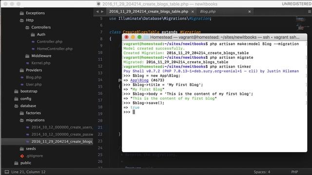 006 php artisan tinker in laravel смотреть онлайн
