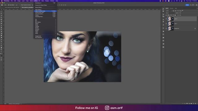 Photoshop Skin Smoothing and Color Grading Techniques смотреть онлайн