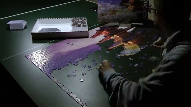 Jigsaw Puzzle TImelapse - Educa Mt. Fuji 2000 смотреть онлайн