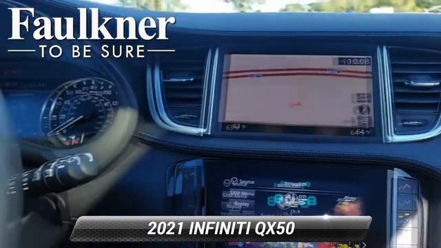 Certified 2021 INFINITI QX50 ESSENTIAL, Willow Grove, PA MF111928 смотреть онлайн