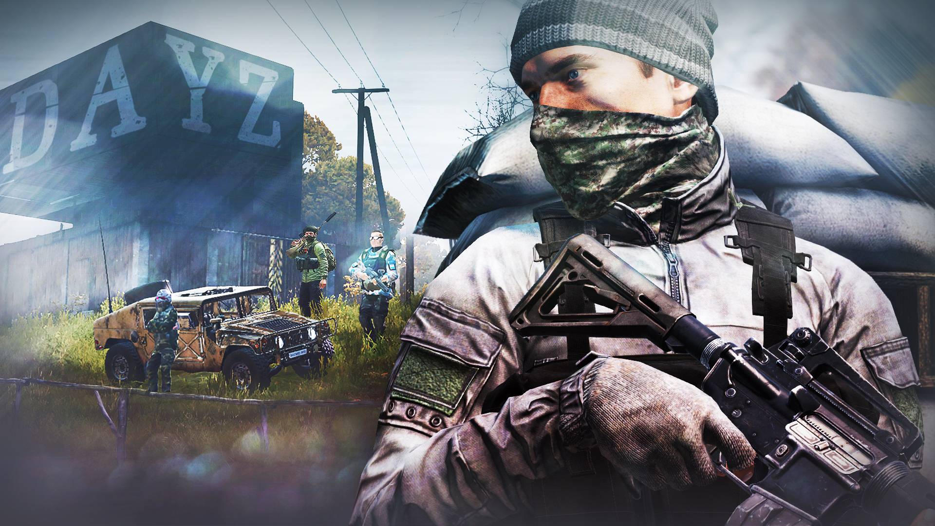 Перебили огромный клан и отжали их хаммер — DAYZ AFTERMATH смотреть онлайн