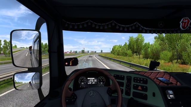 Mercedes-Benz Actros V8 - Euro Truck Simulator 2 | #ASMR driving | Logitech G923 смотреть онлайн