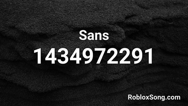 Sans Roblox ID - Roblox Music Code смотреть онлайн