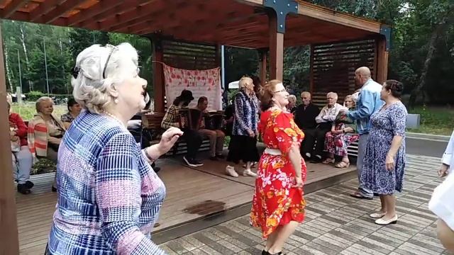 Парк Кузьминки танцы и песни под гармонь 01.08.2021. смотреть онлайн