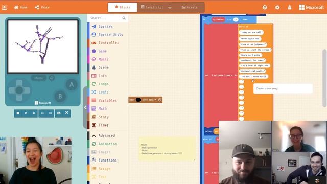Making a Poetry Generator - MakeCode Arcade Advanced Livestream смотреть онлайн