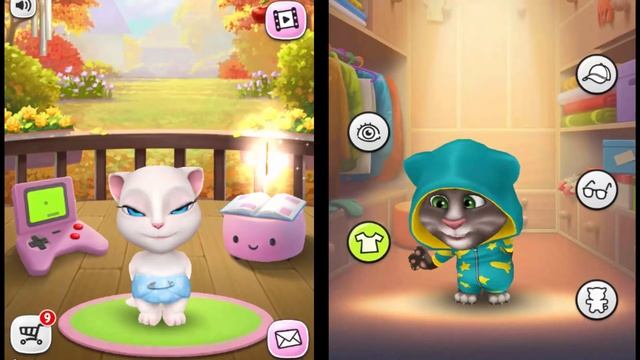 Мульт ИГРА. Говорящая Анжела ВОЗРОЖДЕНИЕ Часть 20.Встреча Говорящих Друзей. Мультик про котиков ИГР смотреть онлайн