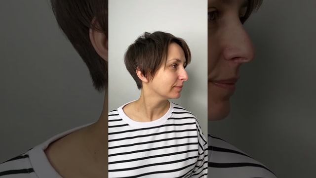 Короткая стрижка #женскаястрижка #shorts #короткаястрижка #пикси смотреть онлайн