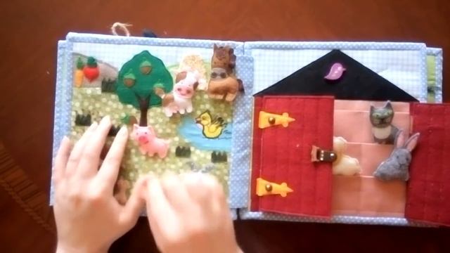 Quiet Book Video - развивающая книга из фетра смотреть онлайн