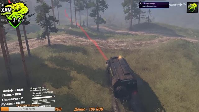 SpinTires Поехали посмотрим. Карта «The Swamp» (Выпуск 52)