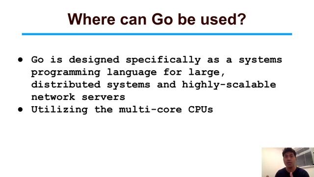 The Go Programming Language - An introduction, its application and companies like #Docker using #Go смотреть онлайн