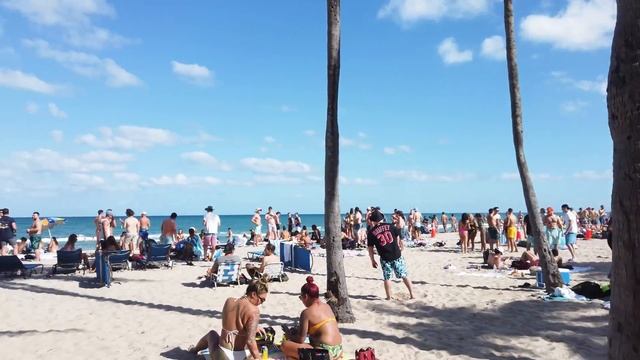 4K Spring Break Beach Party Virtual Walk Ft Lauderdale 2021 смотреть онлайн